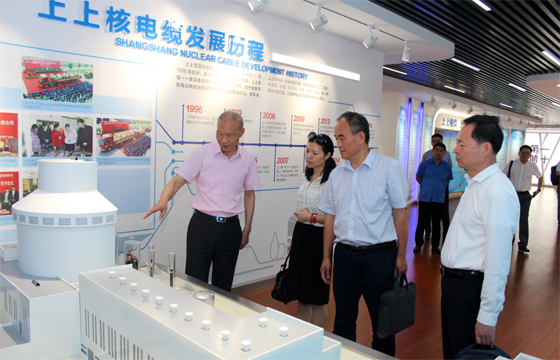 中國工商銀行梅迎春、董軾、葉東海董事一行走訪上上電纜