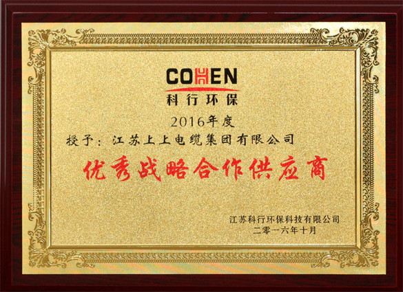 上上電纜獲評科行環?！皟炐銘鹇院献鞴獭狈Q號