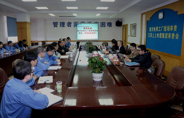 上上電纜順利通過南方電網公司工廠現場審查