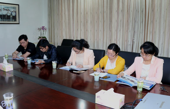 2015年5月5日，溧陽市教育局地理教研室老師來上上電纜調研